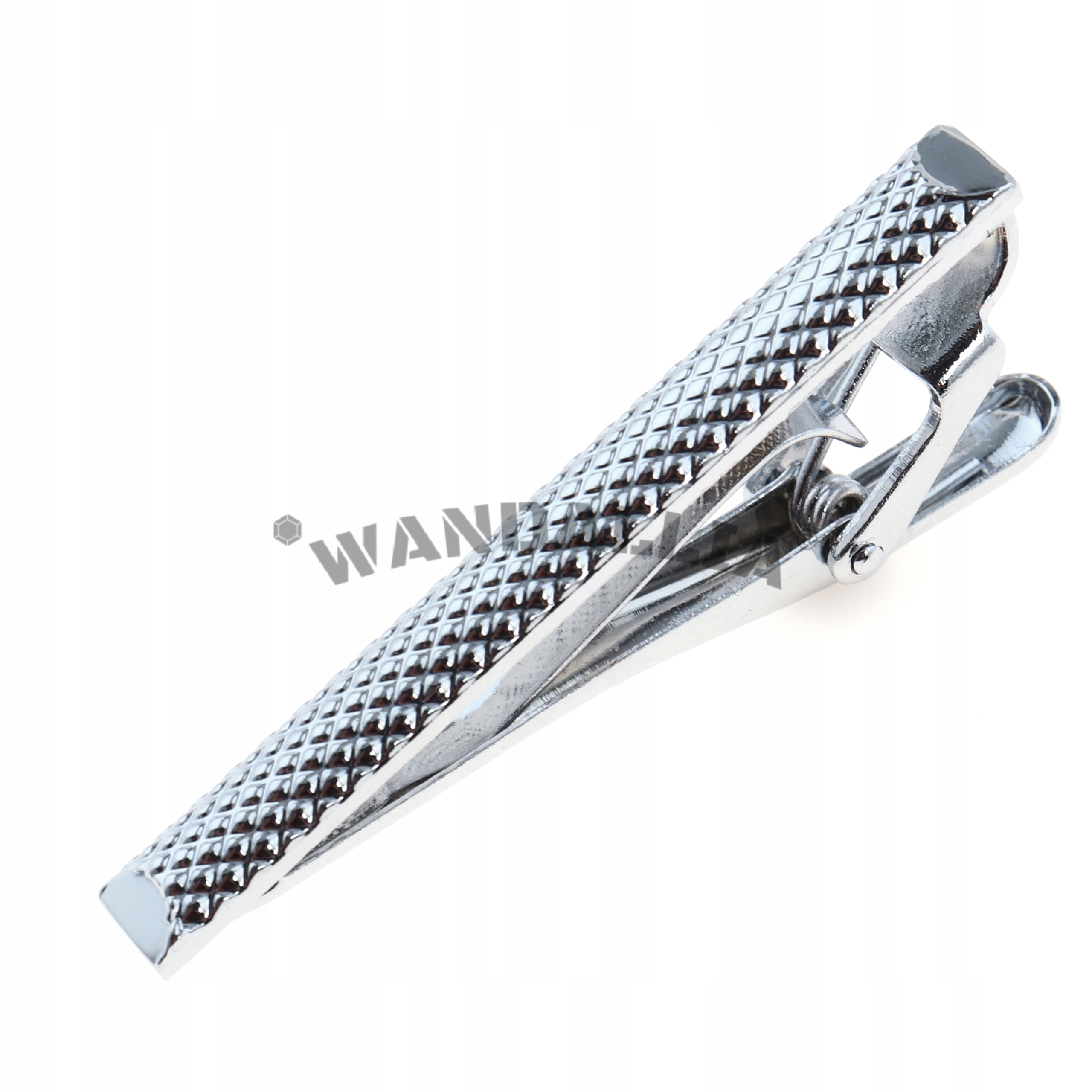 WANDALLIA Spinka do Krawata SP-KR-157 Klasyczna Srebrna dł.5cm EAN (GTIN) 5906228206413