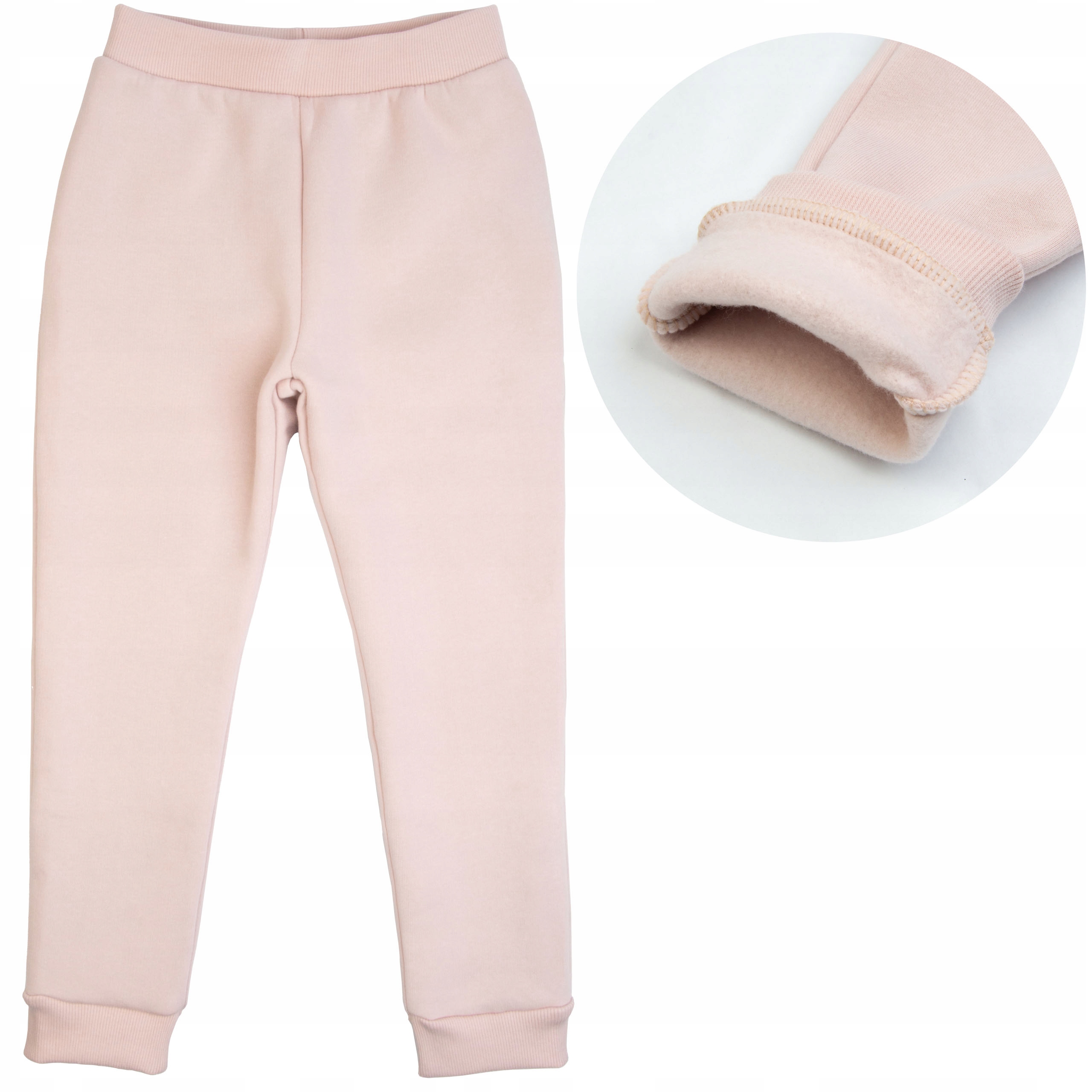 

Grube Spodnie Ocieplane dla dziewczynki meszek 122