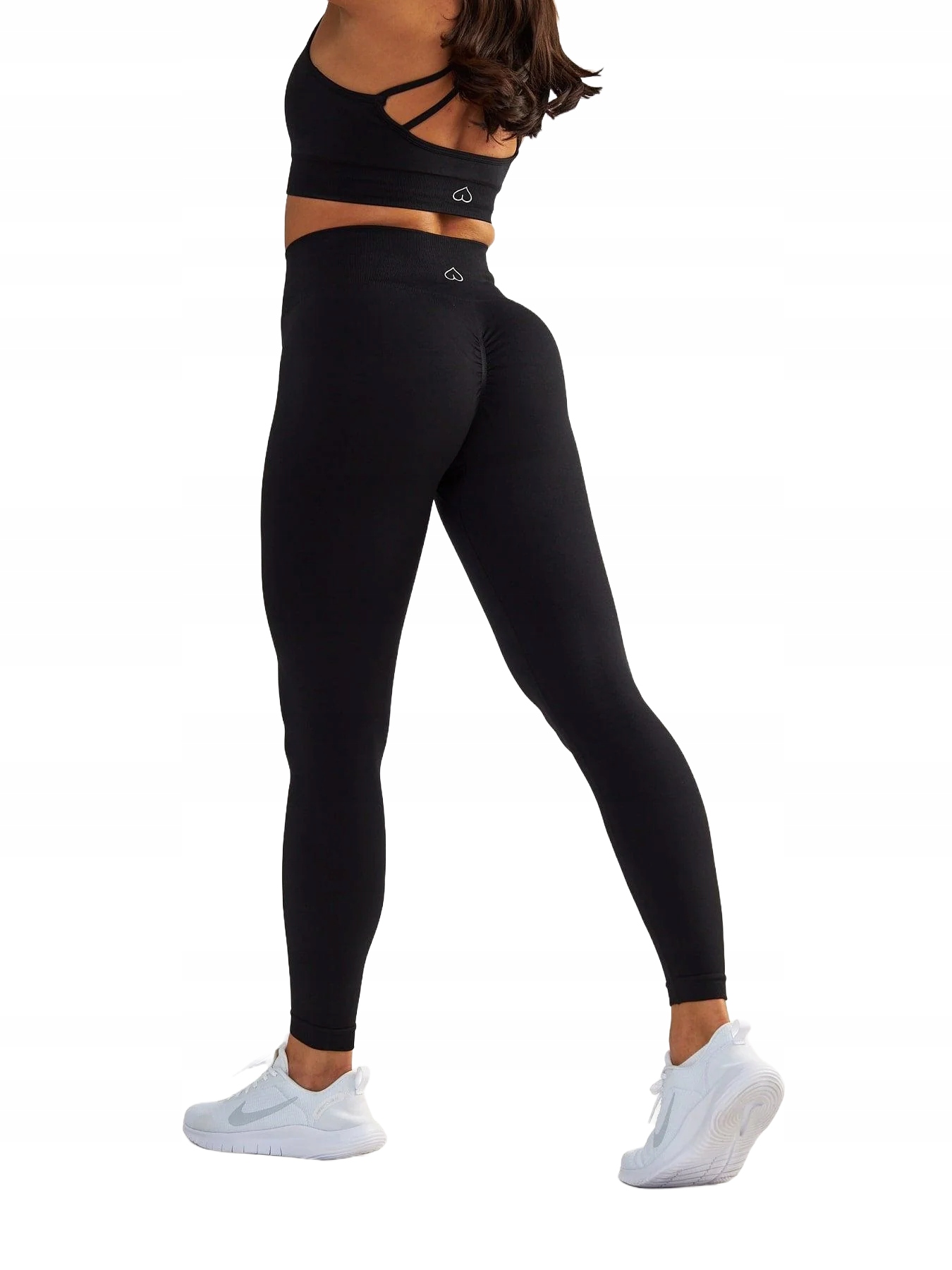 BeShaped Dámské sportovní legíny s vysokým pasem Push Up, modelovací