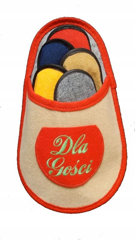 KAPCIE DOMOWE, 5+1 DLA GOŚCI, ZESTAW 2 KPL Marka inna