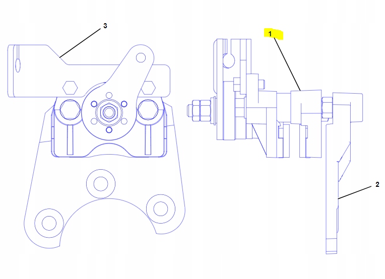 KLOCKI HAMULCOWE NEW HOLLAND CASE Typ maszyny Koparka Koparko-ładowarka Ładowarka