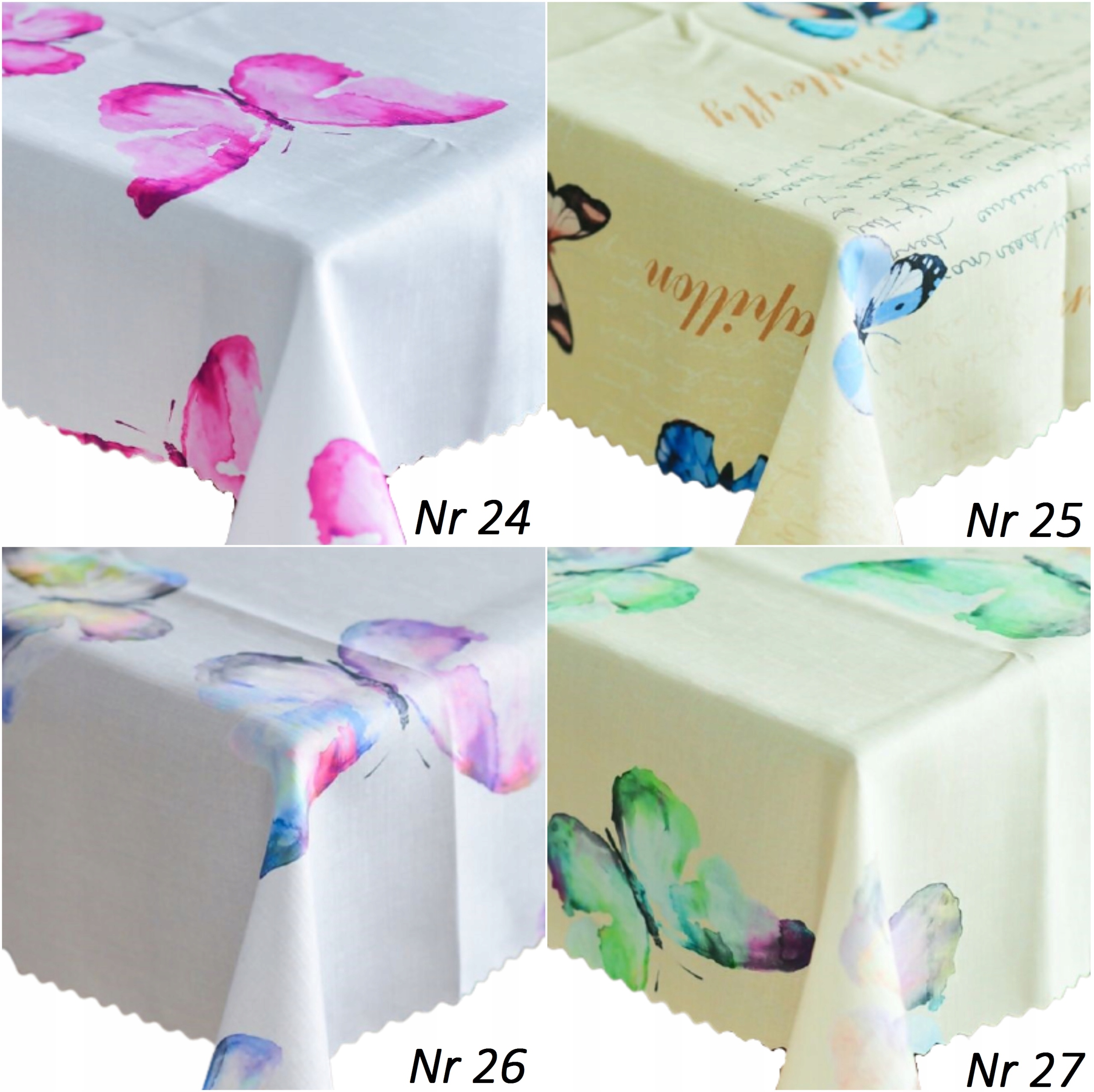 OBRUS PLAMOODPORNY 120x220 POLSKI RÓŻNE WZORY NR Kształt inny