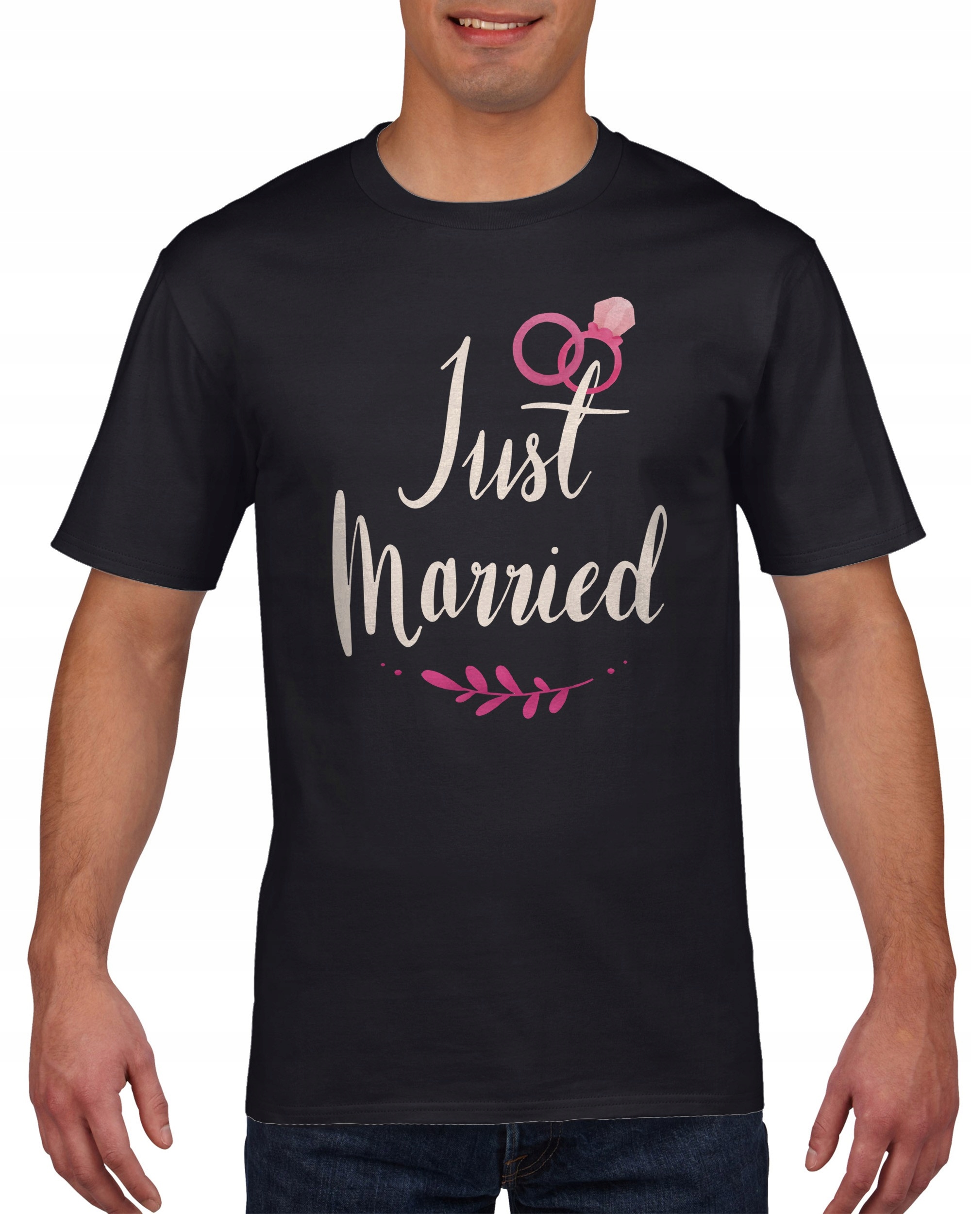 

Koszulka męska Just married Nowożeńcy L