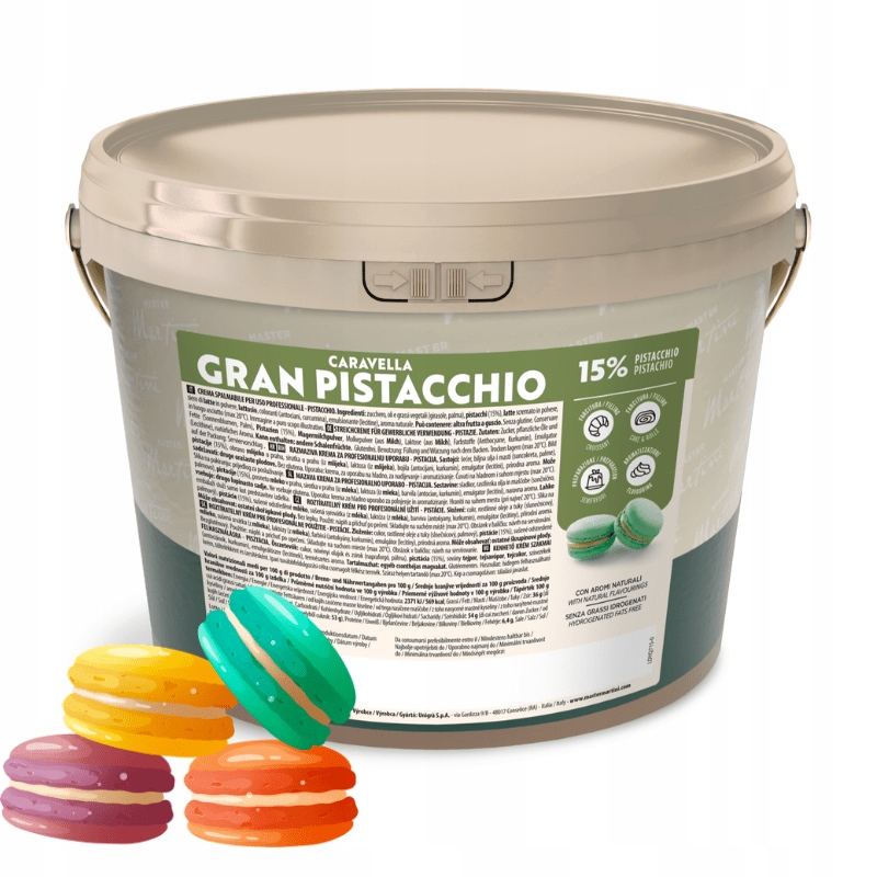 Levně Pistáciový krém caravella gran pistacchio 5 kg