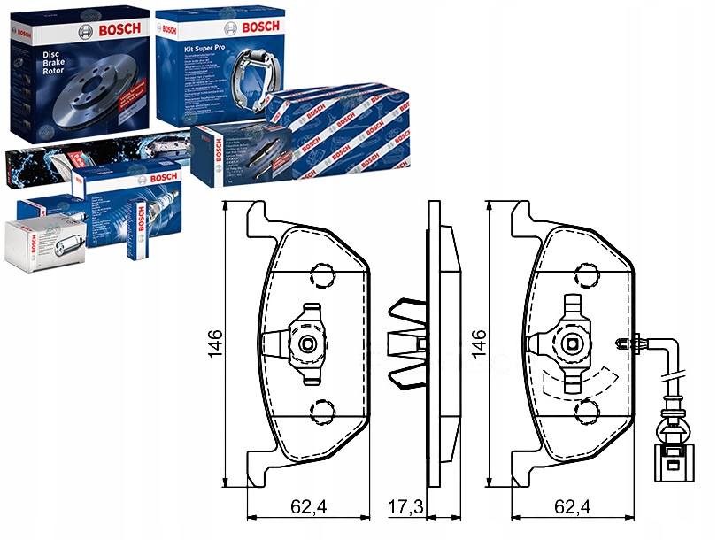 Brzdové Destičky Vw Přední Golf VII Leon 13- Octavi