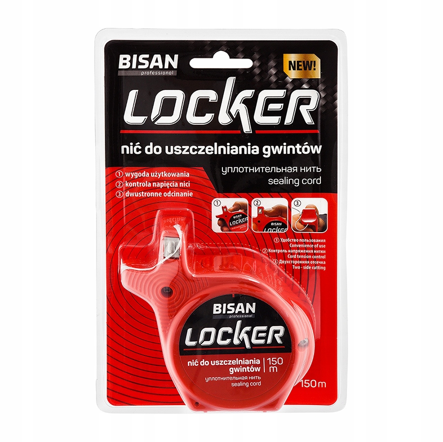 

Nić Uszczelniająca Locker 150 mb S.17014