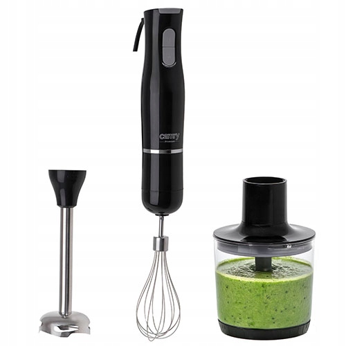 Blender ręczny Camry CR 4630 - zestaw 800W, 2 prędkości, stal szlachetna