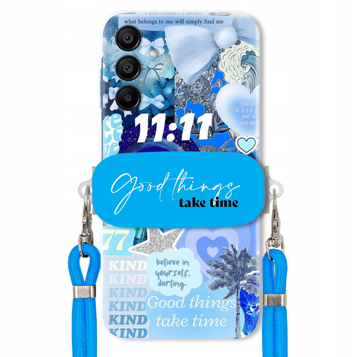 Puzdro pre Samsung A15 5G Držiak Crossbody vodítko Good Things Sea Lata