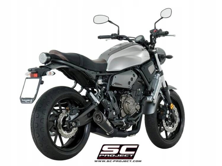 SC-Project układ wydechowy S1 Matt Black Yamaha MT-07 (2017 - 2020) Dopasowanie do pojazdu produkt dedykowany