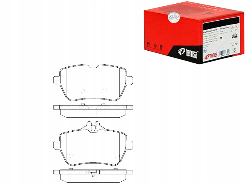 KLOCKI HAMULCOWE REMSA 64205720 64209220 A00842008