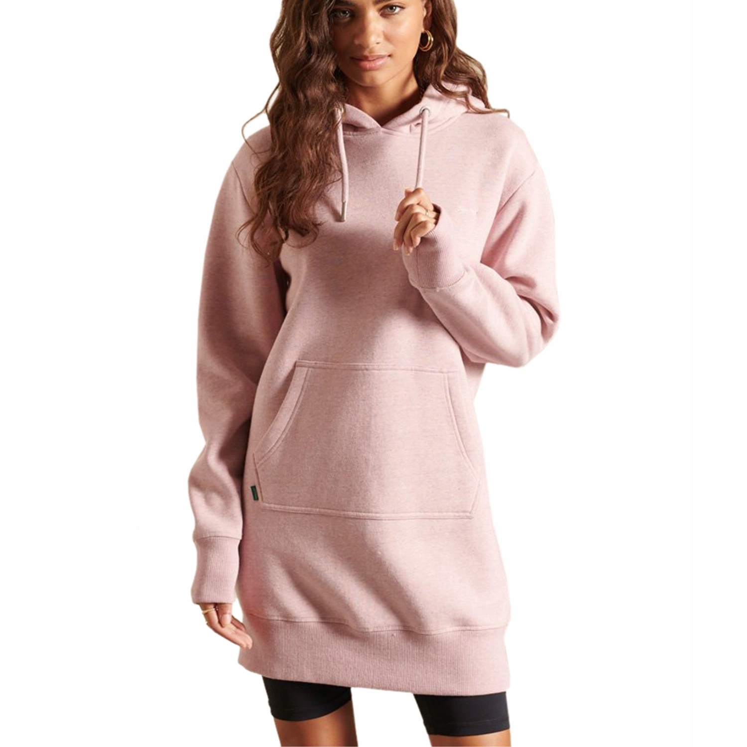 Dámské Šaty Superdry , pletená mikina, teplá růžová vel. Xxs