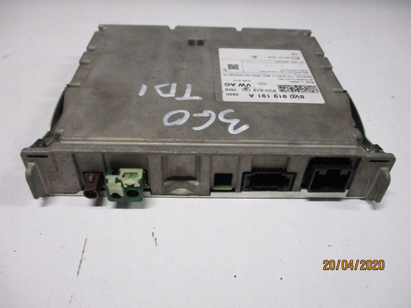 module control unit Tuner TV Audi Vw Skoda 8v0919191A