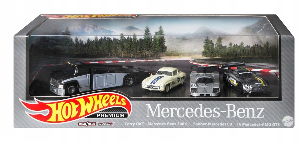 HOT WHEELS PREMIUM 2021 MERCEDES-BENZ ZESTAW GRN85 Marka Hot Wheels