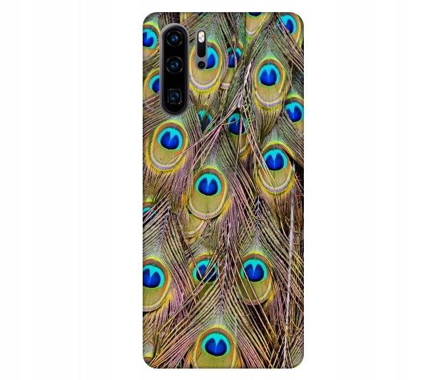 

Etui pokrowiec do Huawei P30 Pro Pawie pióra