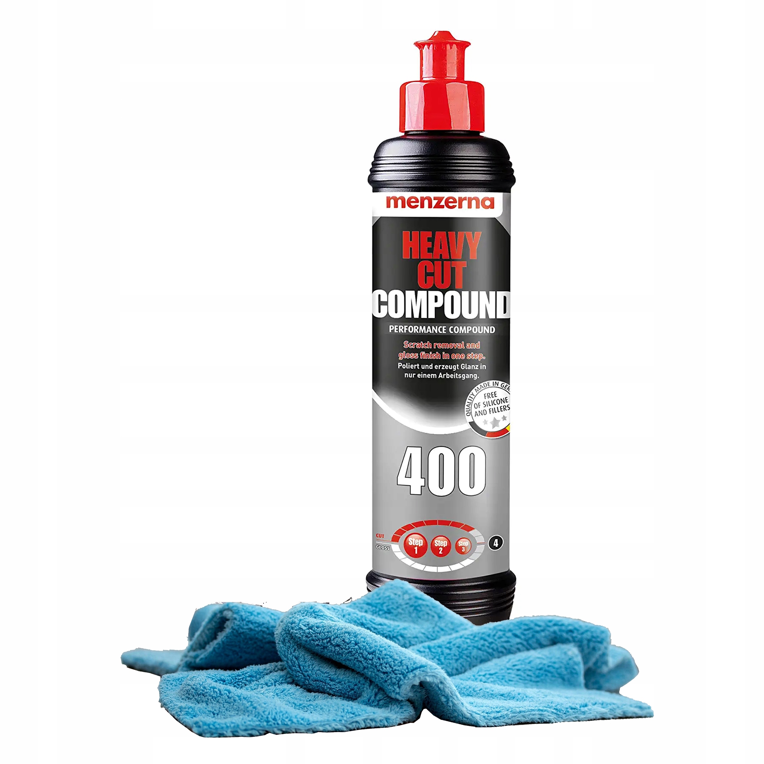 

Menzerna Hcc 400 250ml Mocno tnąca pasta polerska