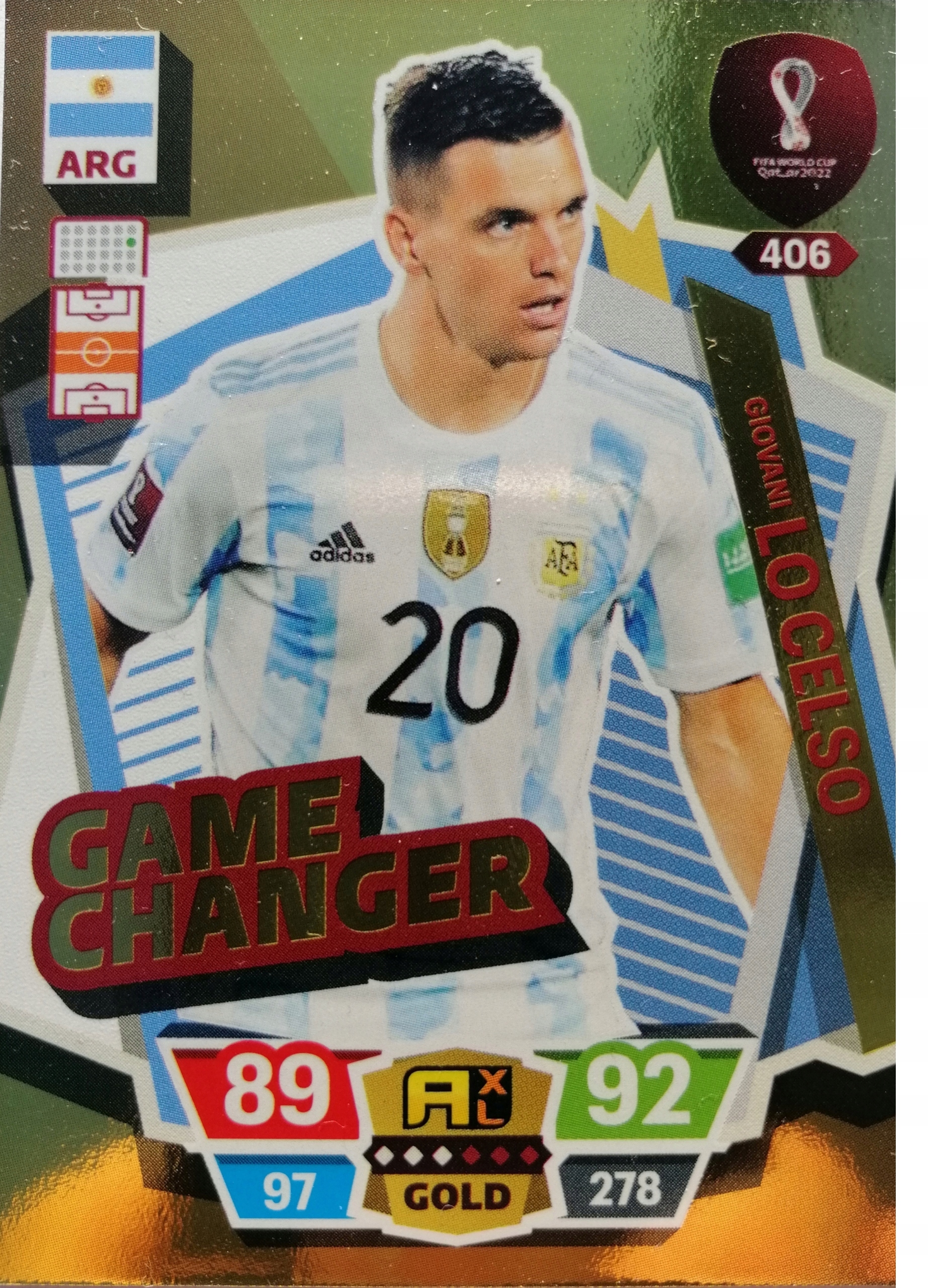 Lo Celso Game Changer 406 World Cup Qatar 2022