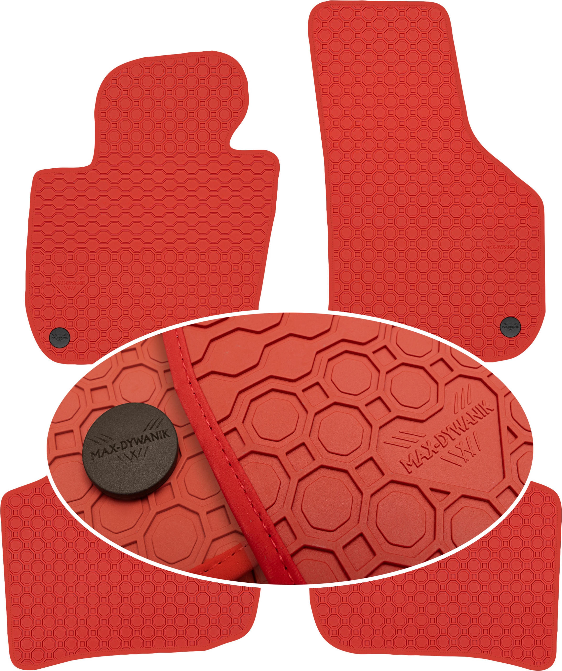 Škoda SuperB II 2008-2015 Koberce Červené