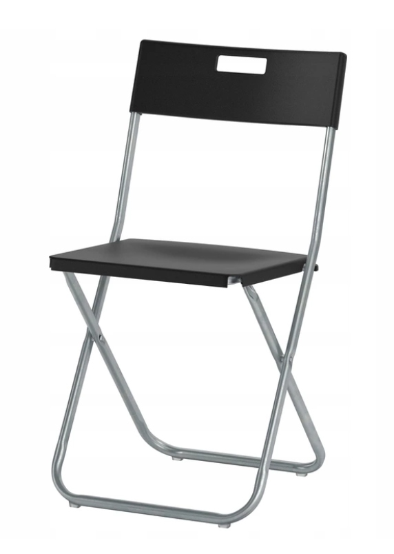 

Ikea Gunde Krzesło Składane Czarne Dom Ogród