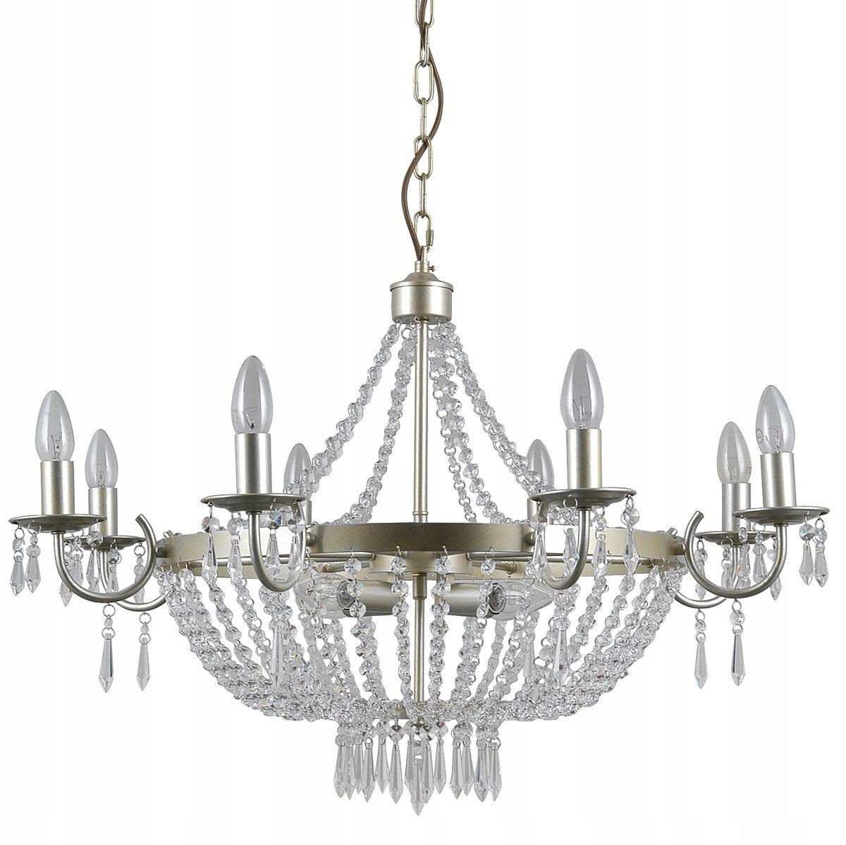 Elegantná závesná lampa Cortina Italux do obývačky