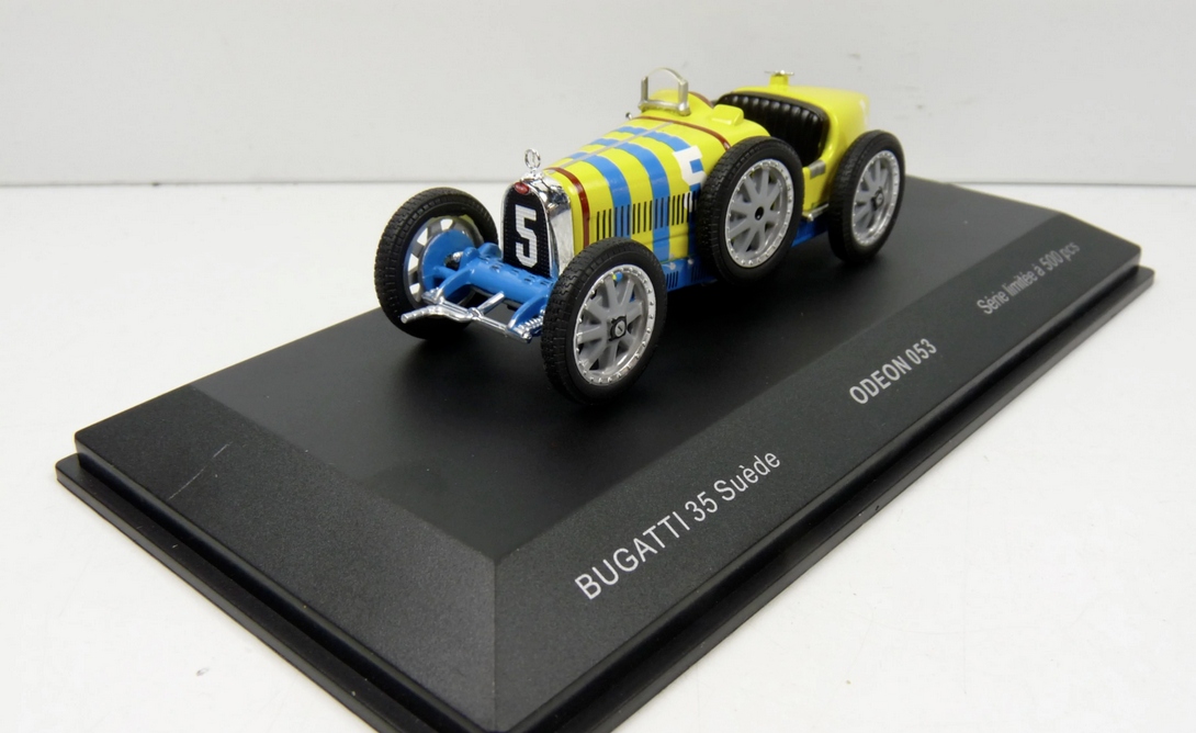 Bugatti 35 Švédsko Odeon 1:43 OD53