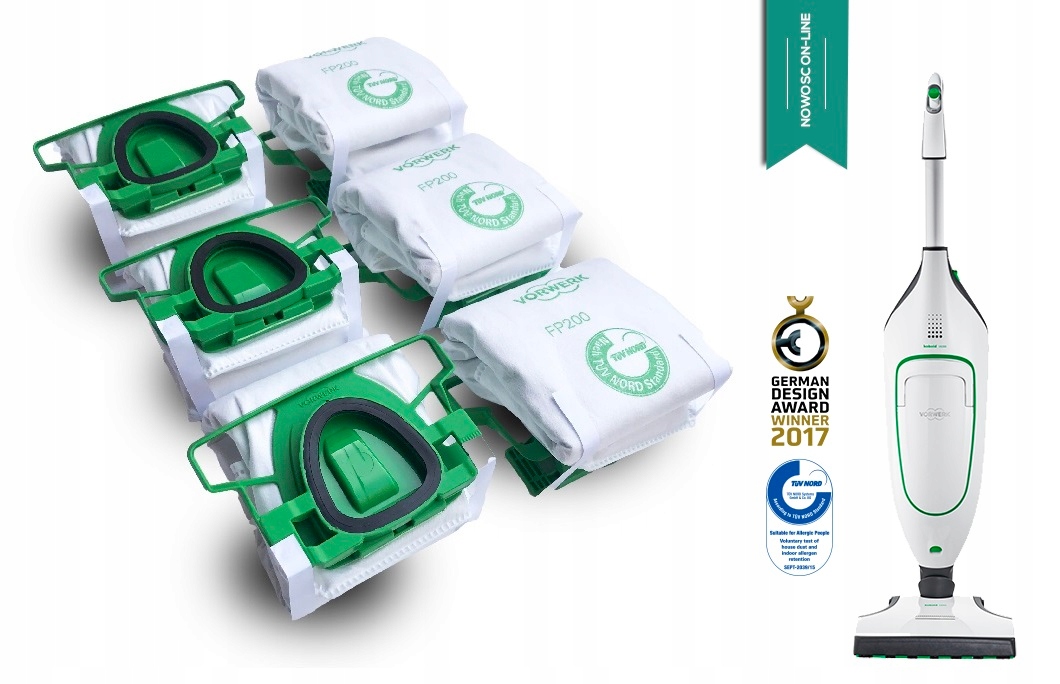 Sáčky VK200 Vorwerk Kobold FP200 pro VK200 Originál