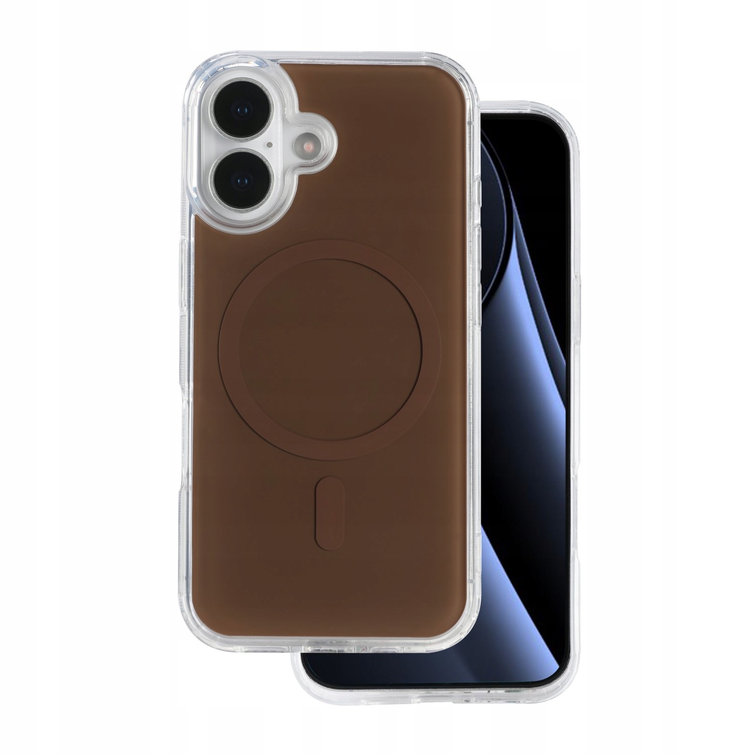 Nakładka Lowkey Mag do iPhone 17 6,3" brązowa Tfo