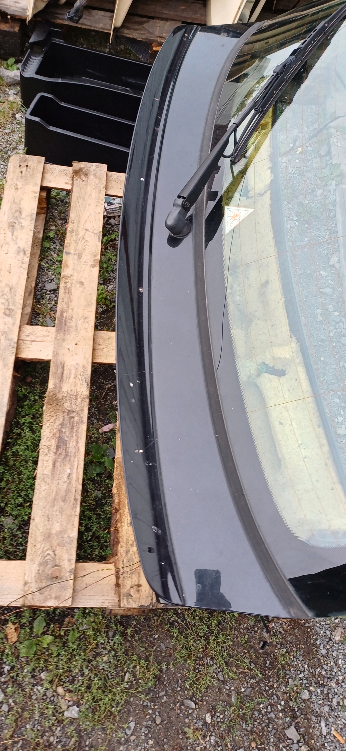 BMW 3 E46 compact LOTKA bonnet BLACK SAPPHIRE spoiler ( SAMA LOTKA without bonnet