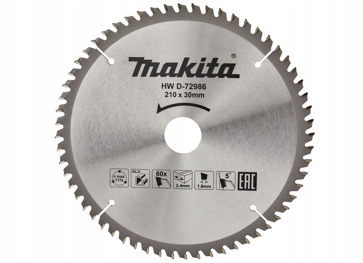 

Makita Piła Tarczowa Do Aluminium 210x30x60z Econo
