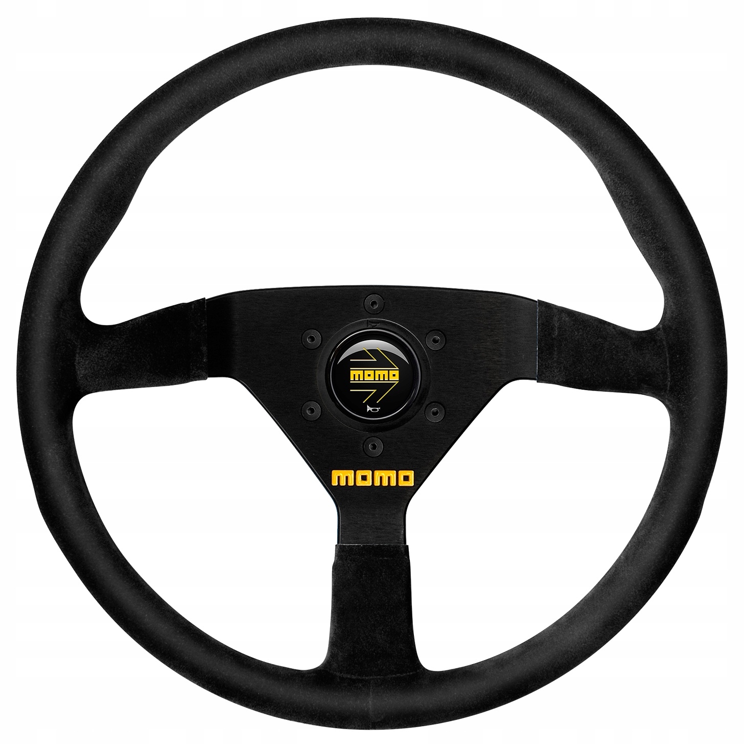 Volant Momo Model 78 Čierna Koža 350 mm