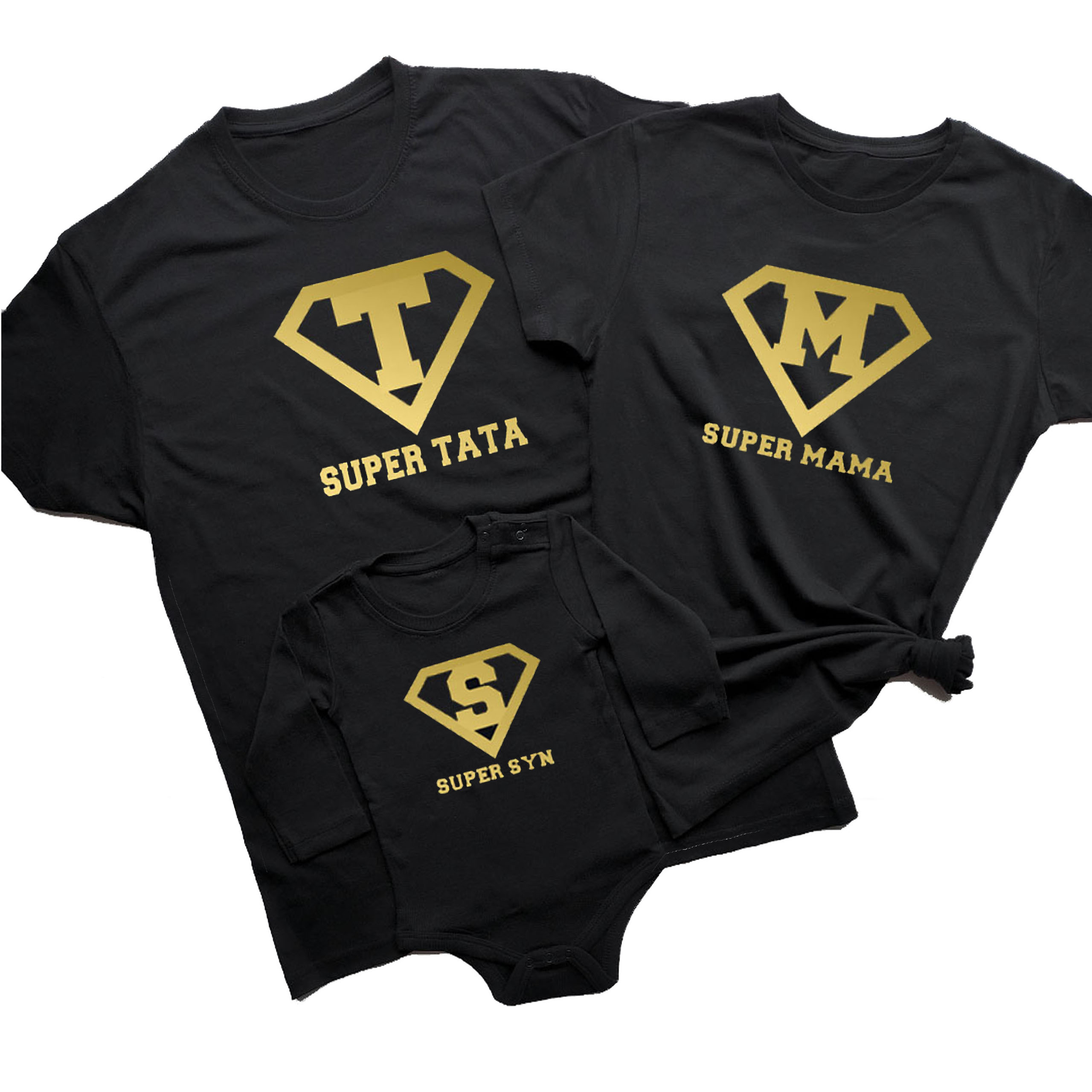 

koszulki od 1 szt Zestaw Rodzina