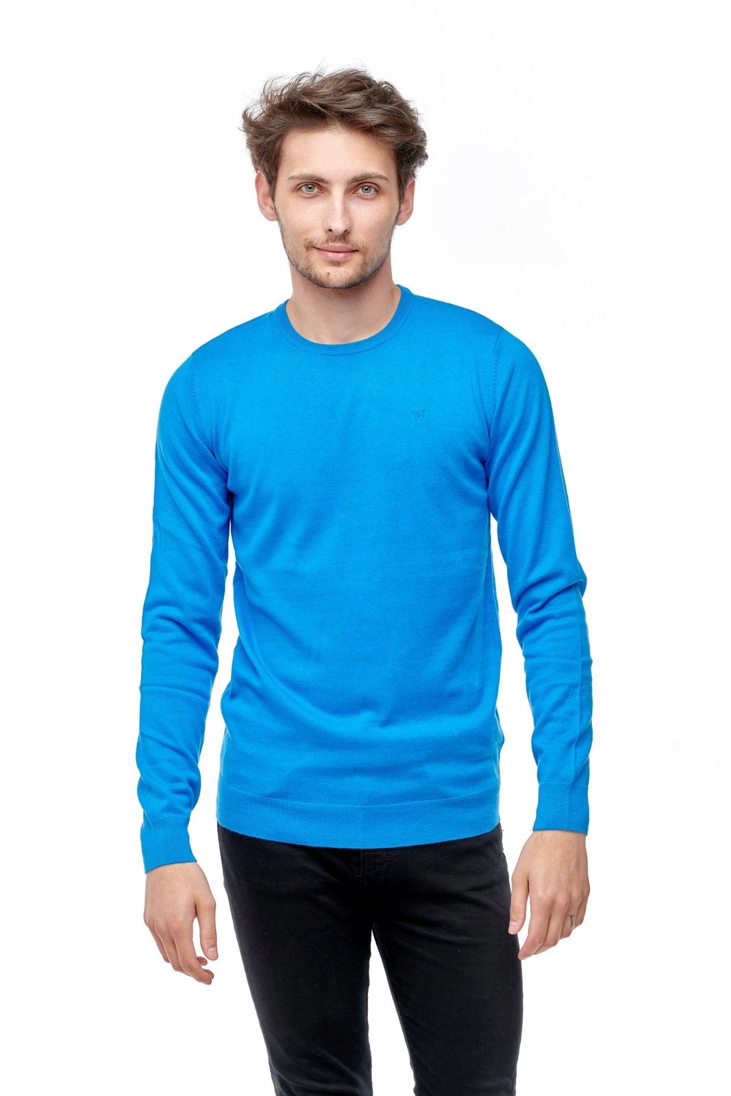 

Wrangler Crew Knit Directoire Blue W8A0PDXKL S