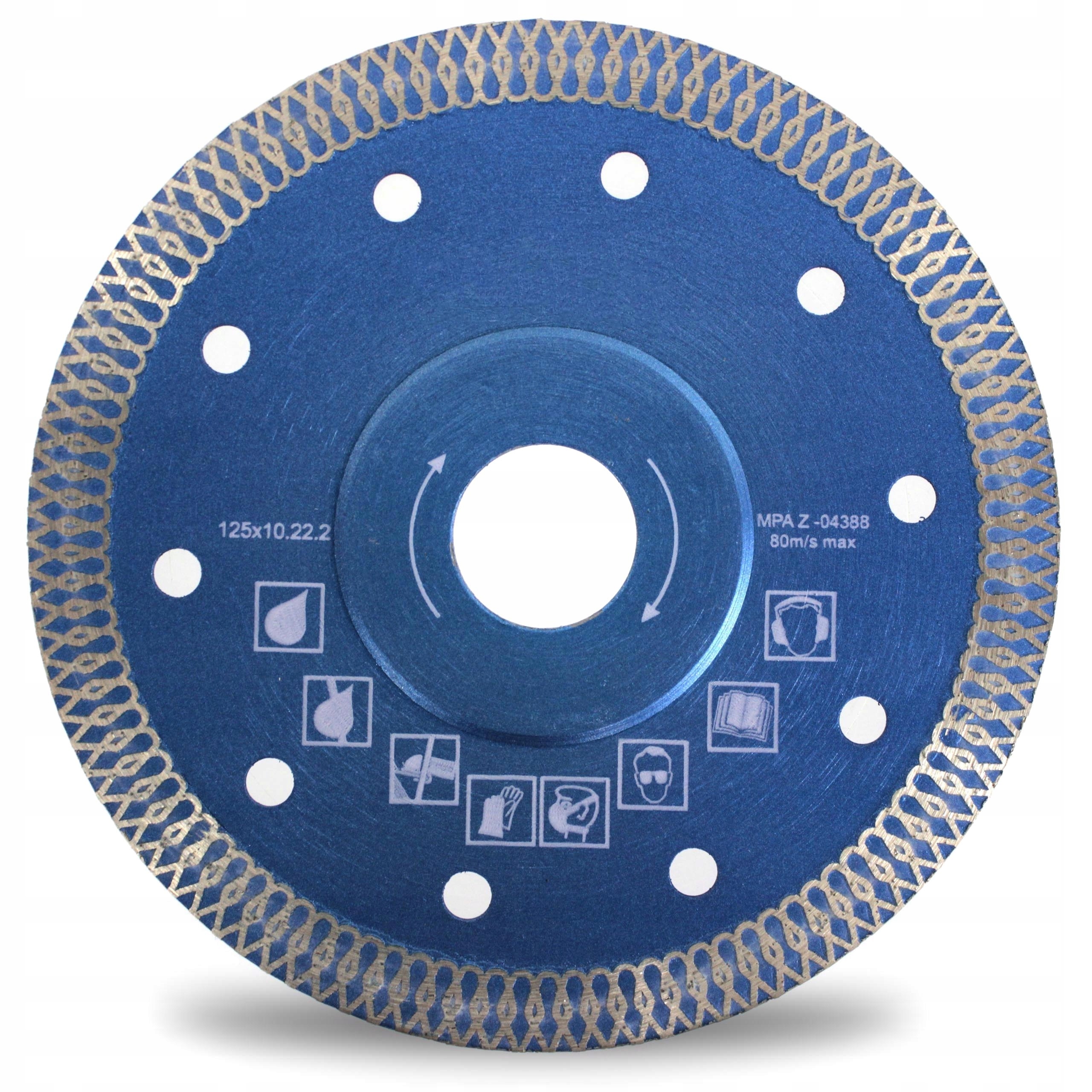 TARCZA DIAMENTOWA DO CIĘCIA GRESU PŁYTEK 125/22,2