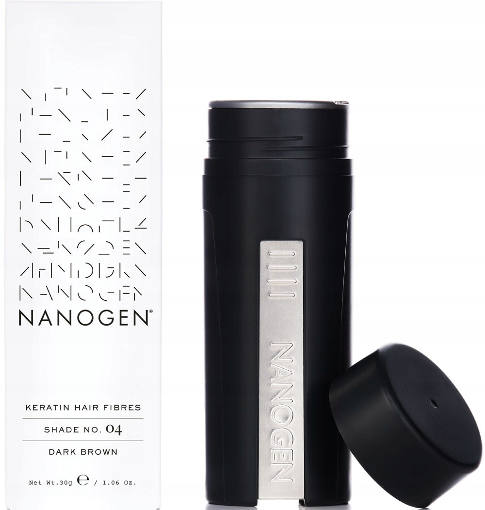 Nanogen Mikrowłókna zagęszczające do włosów, Black 30g