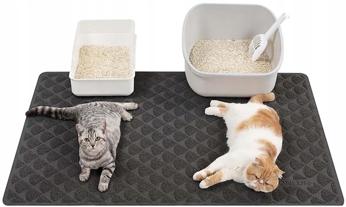 Podložka Pod Záchod Velká Stelivo Pro Kočky 120x90 Černá