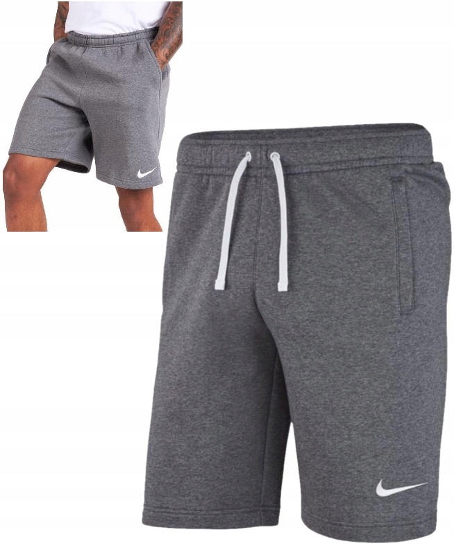 Kraťasy Nike bavlněné šedé vel. XL 188 cm