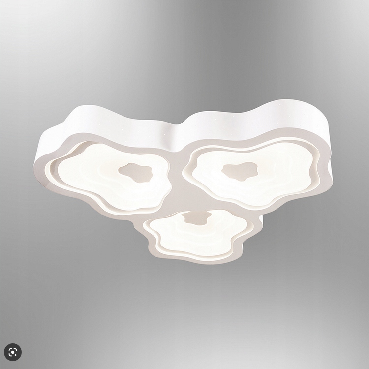 Velký Led Stropní Svítidlo Ozcan 6357-4 Bílý Led