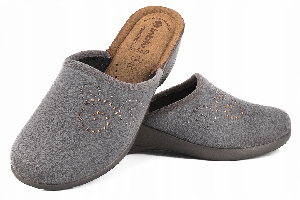 

Inblu DE-13 Domowe Damskie Kapcie Koturn Pu 39