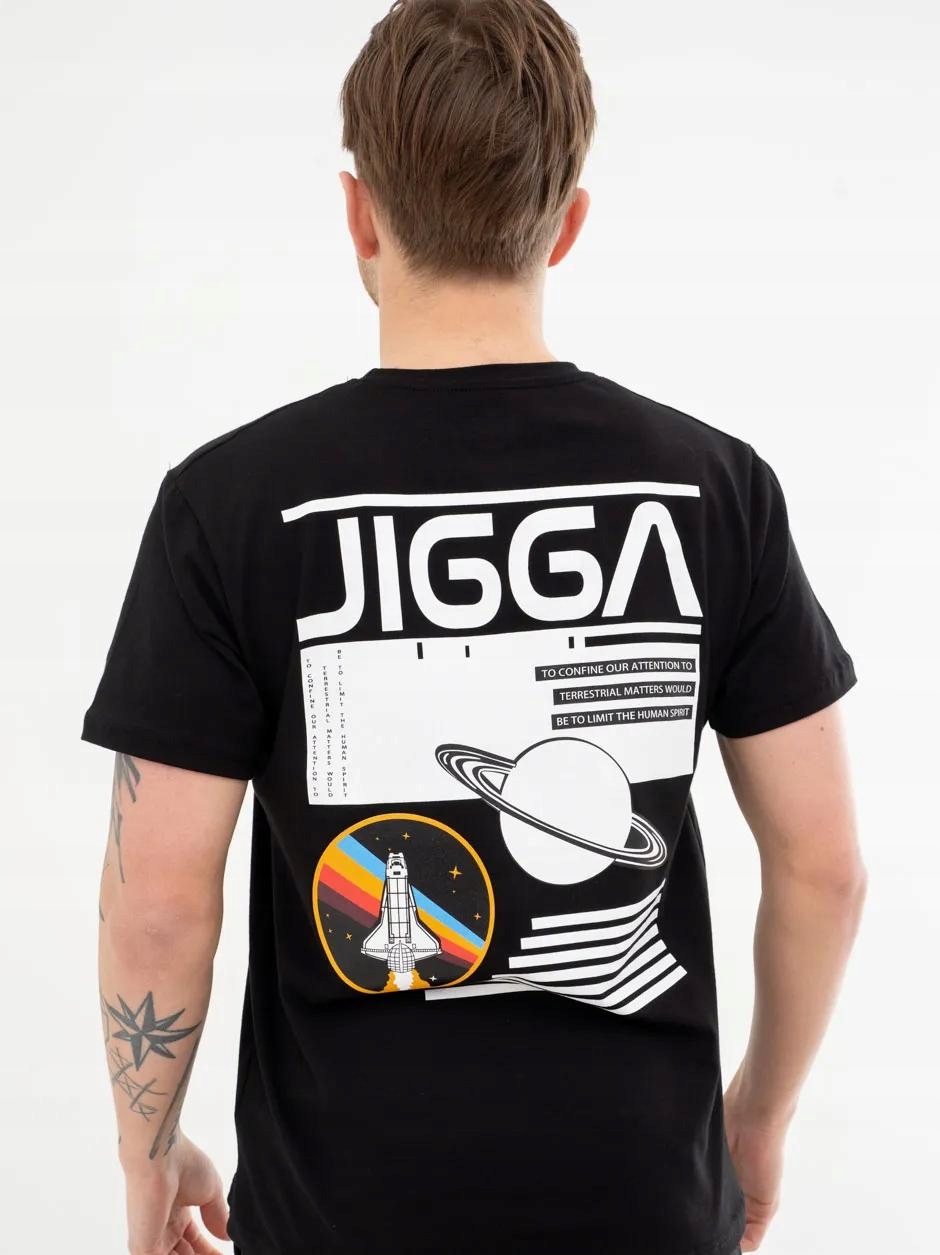 

Koszulka T-shirt Tee Jigga Planety Czarna L