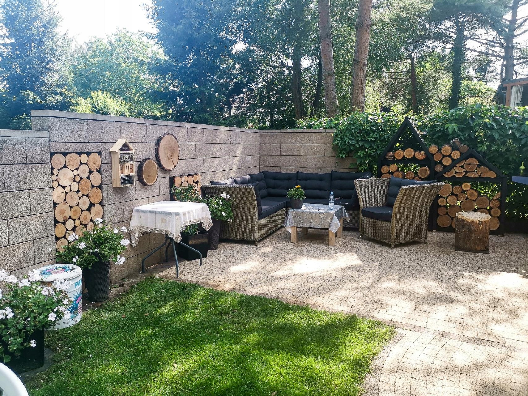 Panel dekoracyjny 76x38x3 Plastry sosnowe 2 szt Producent inna