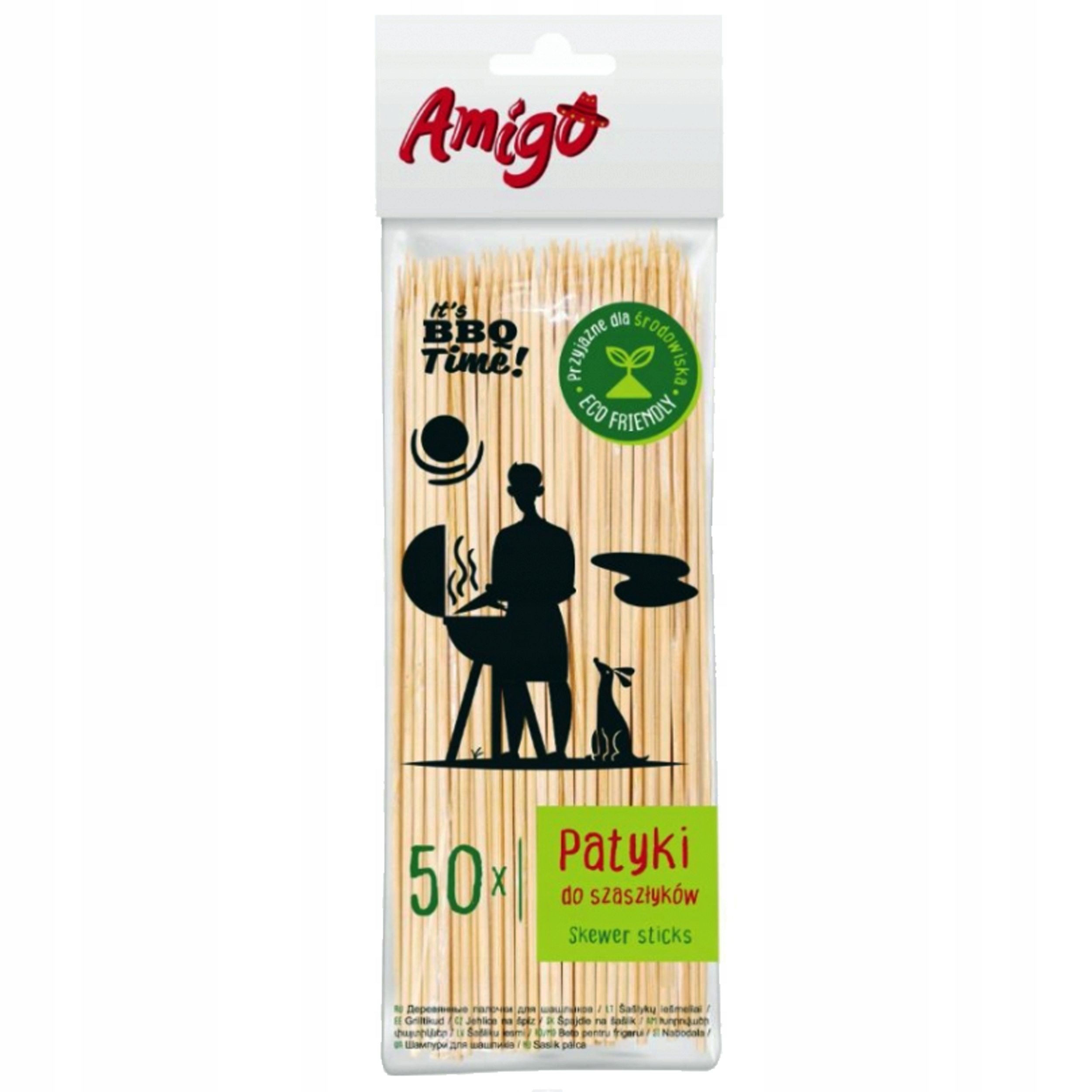 

Patyczki Drewniane Do Szaszłyków 20cm 50szt. Amigo