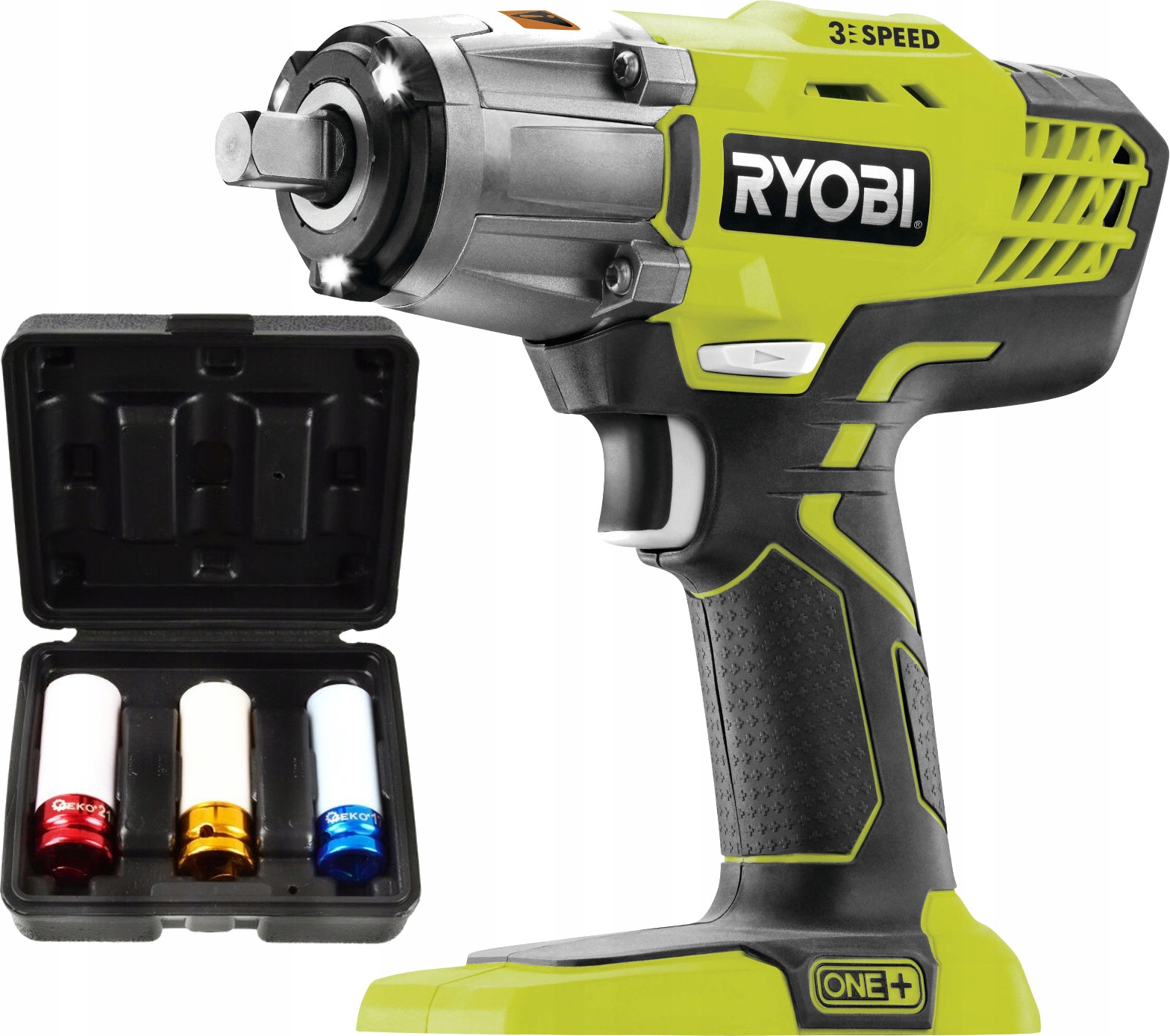 KLUCZ UDAROWY AKUMULATOROWY 18V RYOBI R18IW3 + alu