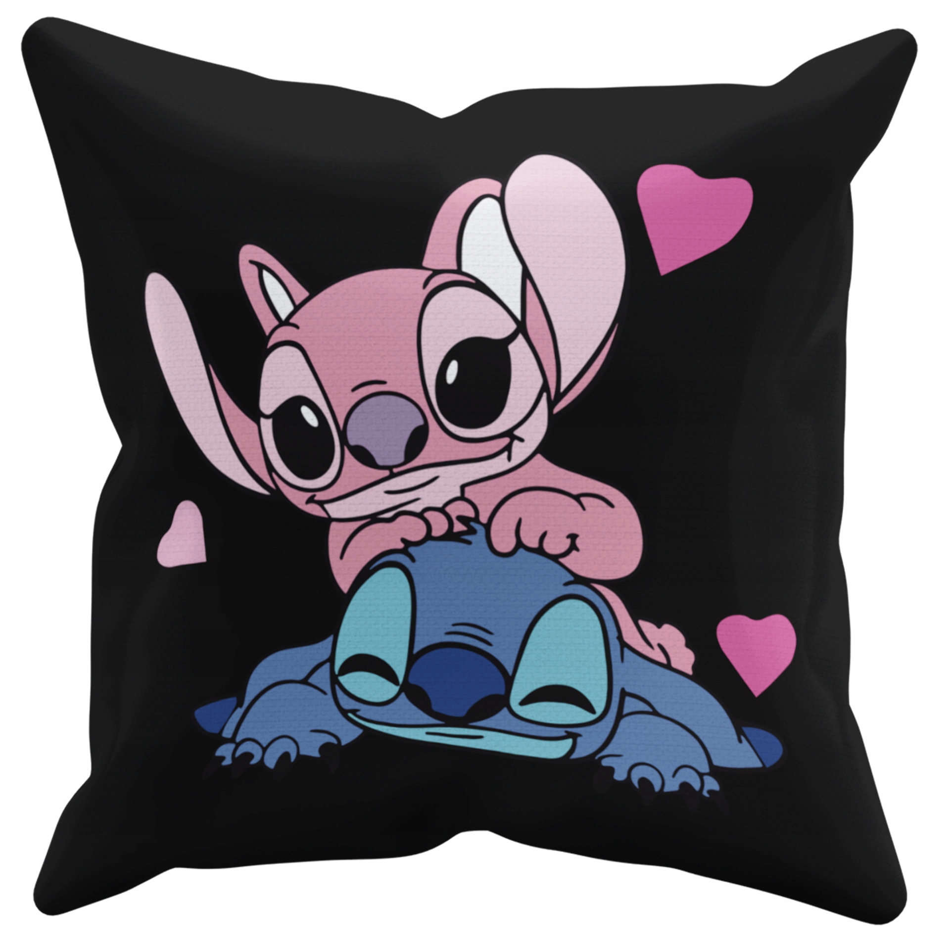 POSZEWKA NA PODUSZKĘ JAŚKA DO PRZEDSZKOLA STICZ ANGEL SŁODZIAK+ IMIĘ GRATIS Kolor dominujący czerń