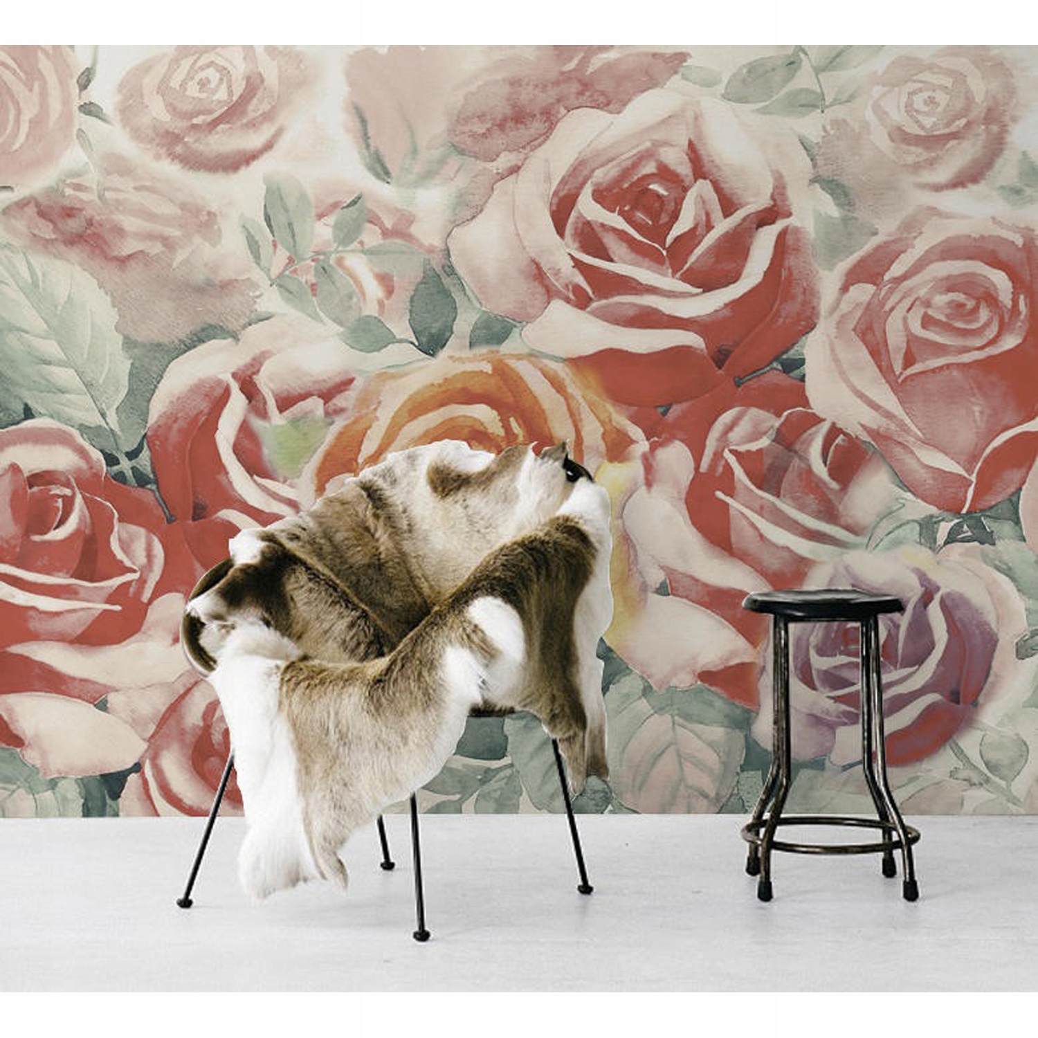 

Fototapeta flizelina Kolorowe pęczki róży 416x254