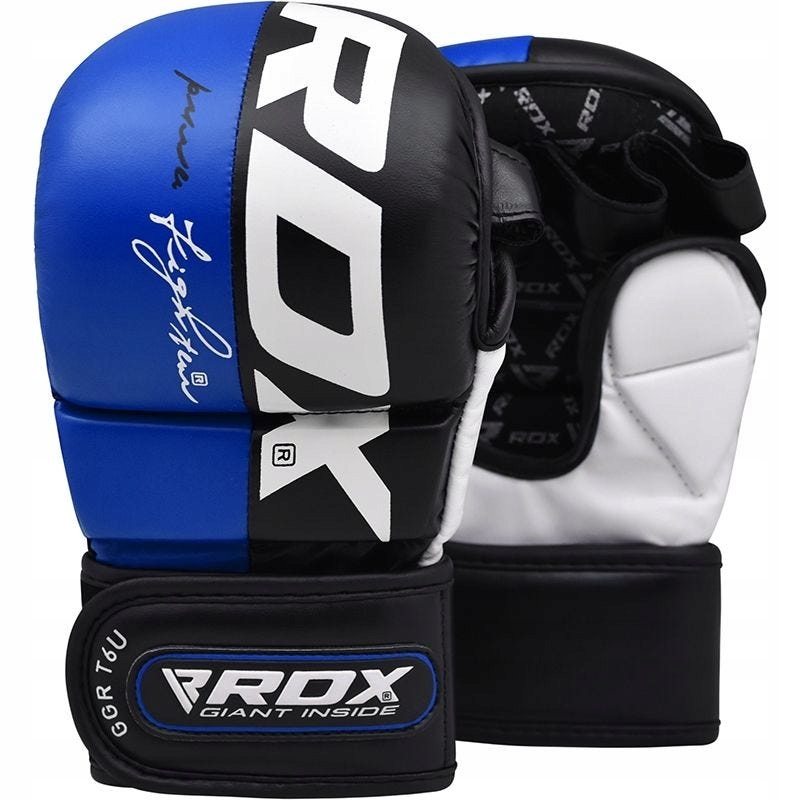 Rdx Rękawice Mma T6 Sparring Sparingowe Blue L