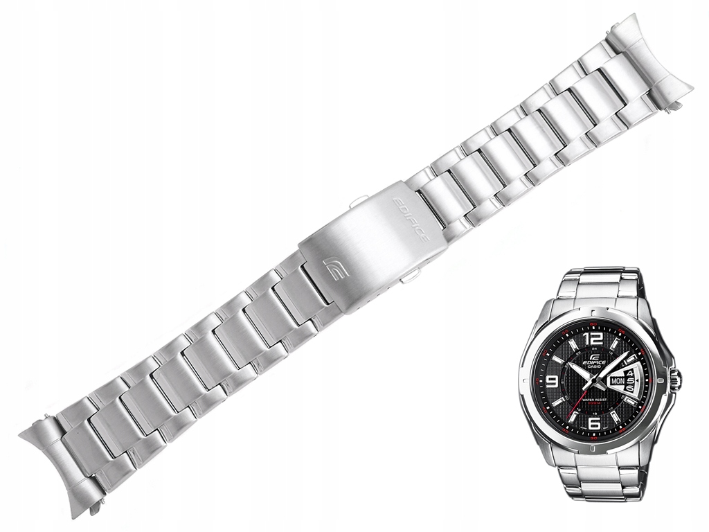 Náramek Casio Edifice EF-129 EF-129D stříbrný, originální