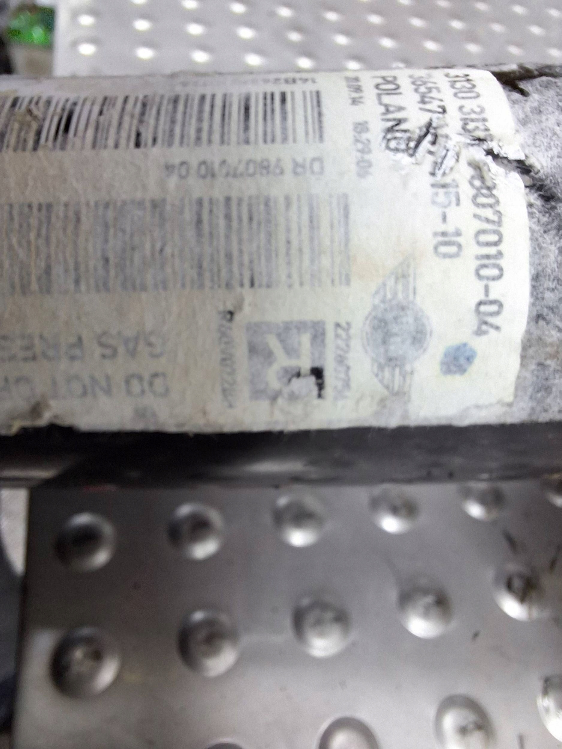shock absorber right front MINI COUNTRYMAN R60 10-16 9807010