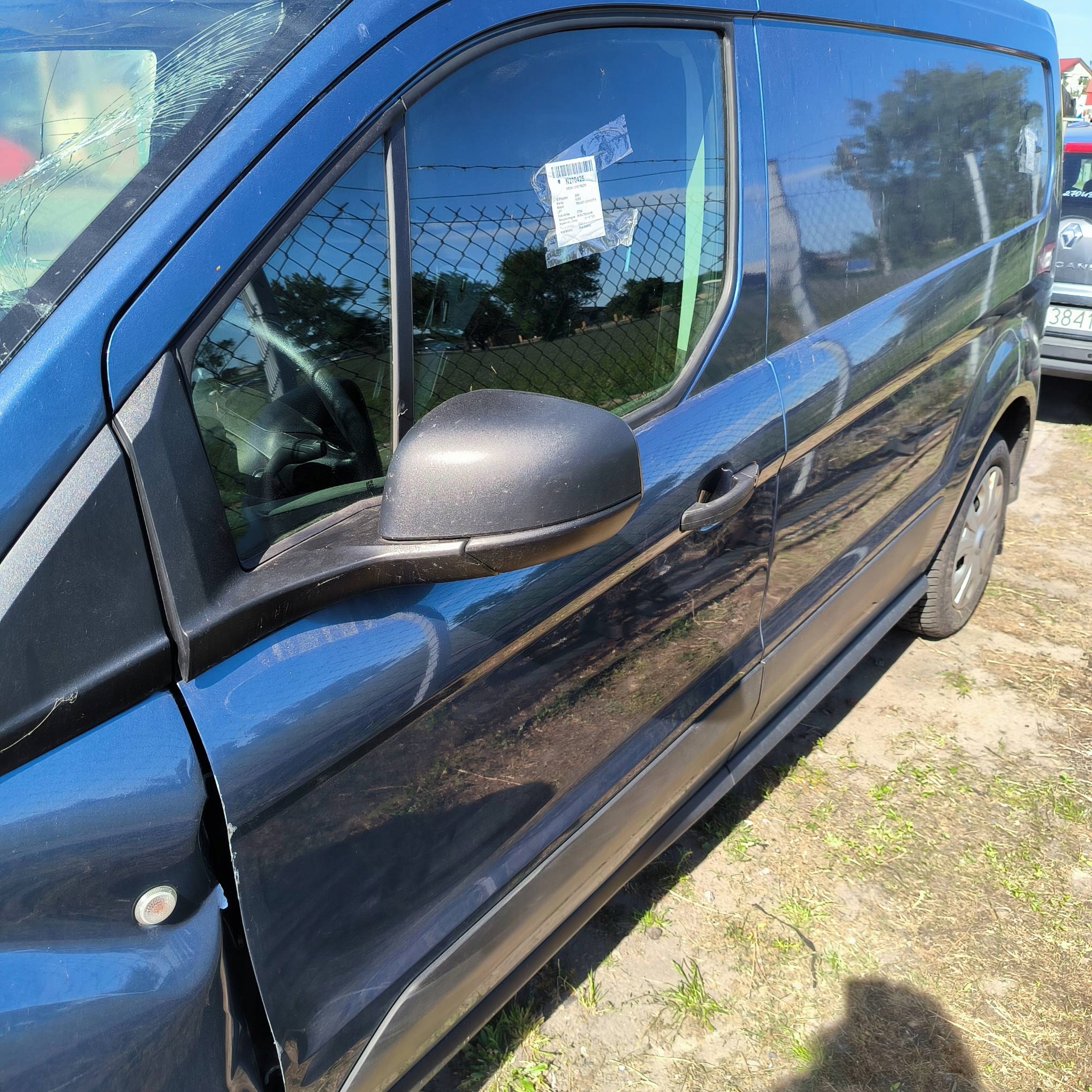 door left front BLUE METALLIC FORD TRANSIT CONNECT II LIFT