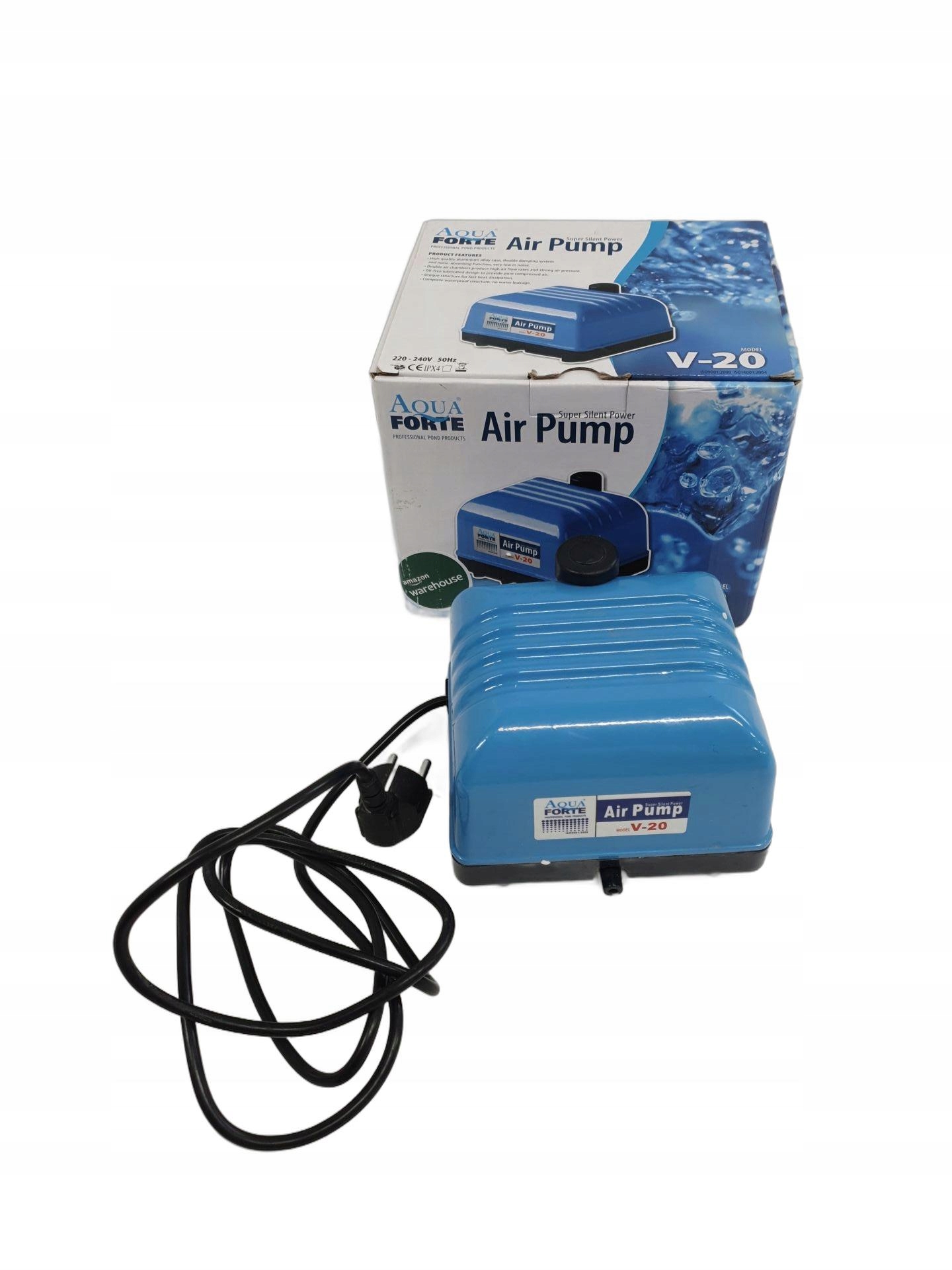 Levně Vzduchová Pumpa Aquaforte Hi-flow V-20 Tichá A Výkonná, Výkon 15 W