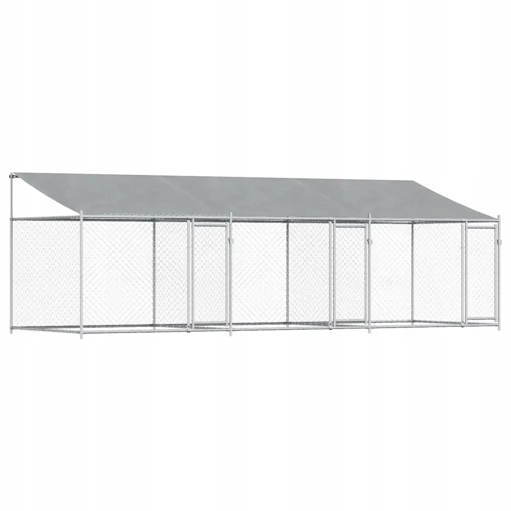 Levně Univerzální klec pro psa šedá, 6x2x2 m