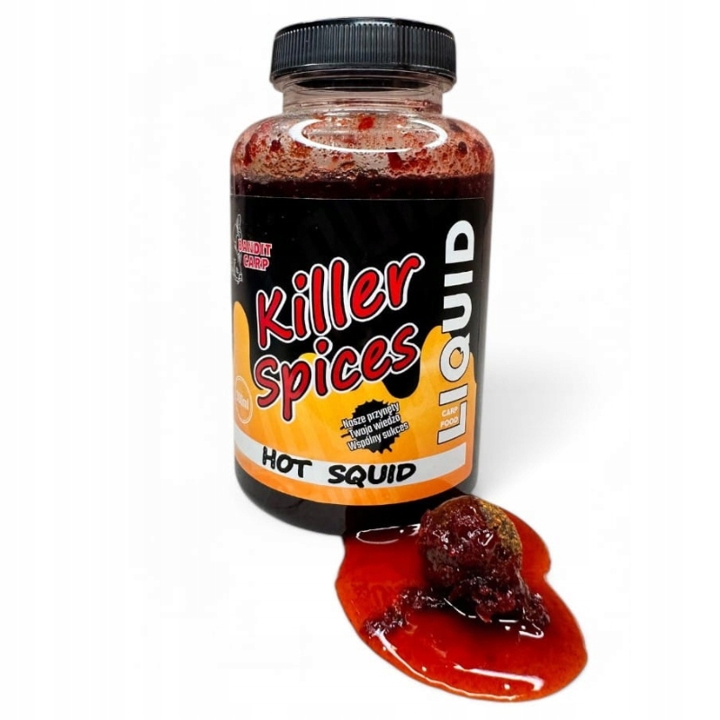 Bandit Carp Liquid Killer Spice Hot Squid 300ml Bardzo Gęsta Zalewa